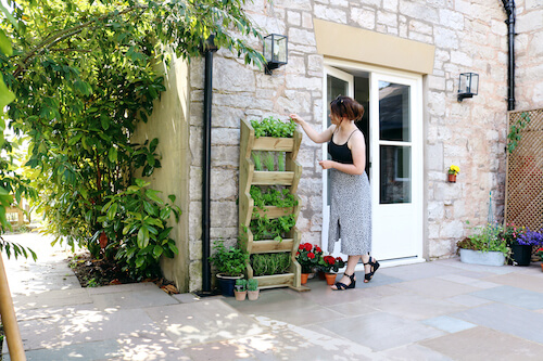 Tall Vertical Herb Stand – Grovewell Garden Centres